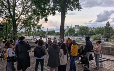 Apéro oratoire au bord de Seine pour les membres de l’AFPAO