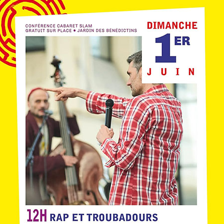 Cabaret rap troubadour à la Cité du mot
