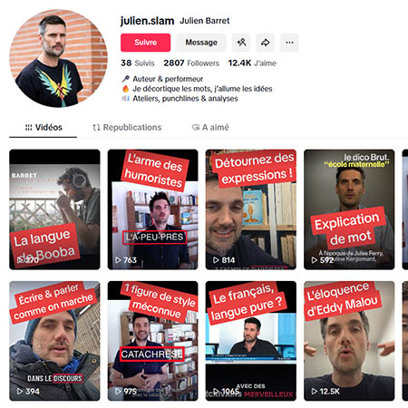 Je lance mon compte TikTok