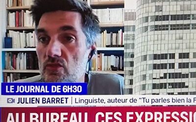 Sur LCI pour parler des mots à la mode au bureau