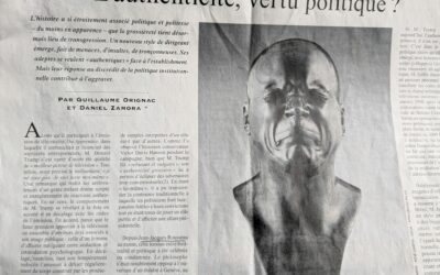 L’authenticité, ou le dernier masque
